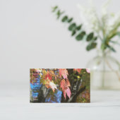 Herfst Kaarten Visitekaartje (Staand voorkant)