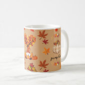 Herfst Kabouter Pompoen Herfst Kunstprint Koffiemok (Voorkant rechts)