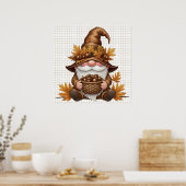 Herfst Kabouter Poster (Keuken)