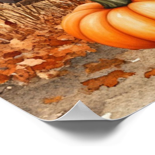 Herfst Kabouter Poster (Hoek)
