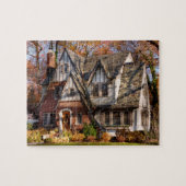 Herfst - Kabouter thuis Legpuzzel (Horizontaal)