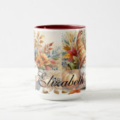  Herfst kabouters met herfstbladeren Mok (Midden)