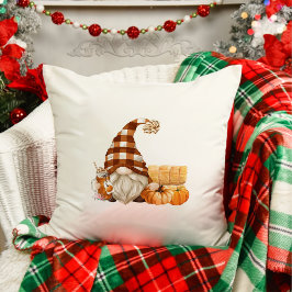 Herfst kabouters pompoen Thanksgiving Sierkussen