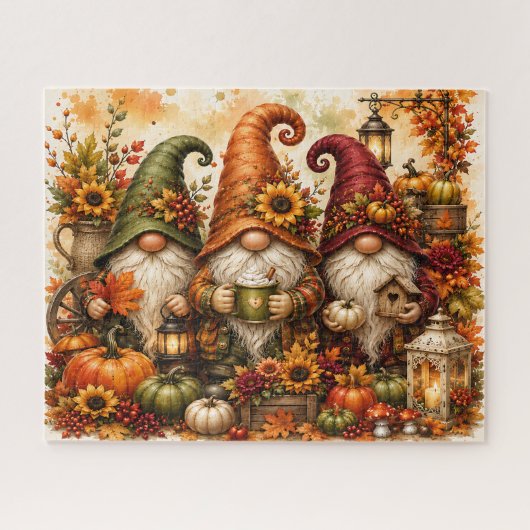 Herfst Kabouters Puzzel (Horizontaal)