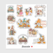 Herfst Kabouters Sticker Pack (Vel)