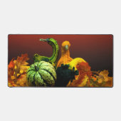 Herfst kalebassen rustieke herfstkleuren bureaumat (Voorkant)