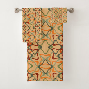 Herfst Kaleidoscoop  Bad Handdoek