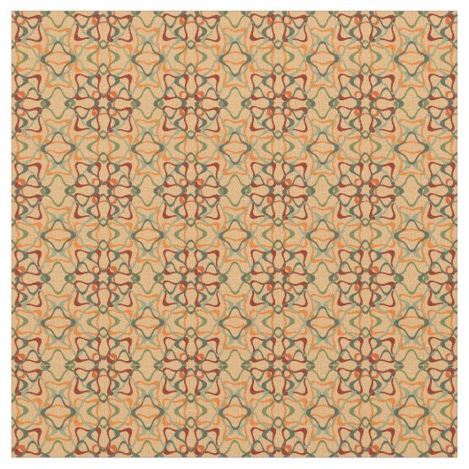 Herfst Kaleidoscoop Stof (Close Up)