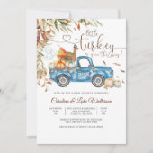 Herfst Kalkoen Baby Shower Uitnodiging (Voorkant)