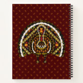 Herfst Kalkoenspiraal Notebook Notitieboek (Achterkant)