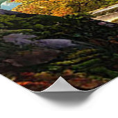 🏰 Herfst Kasteel Landschap Voor Fantasie Thuis Poster (Hoek)