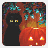 Herfst Kat Stickers Creationarts (Voorkant)