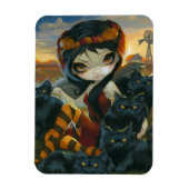 "Herfst Katten" Flex Magnet Magneet (Verticaal)