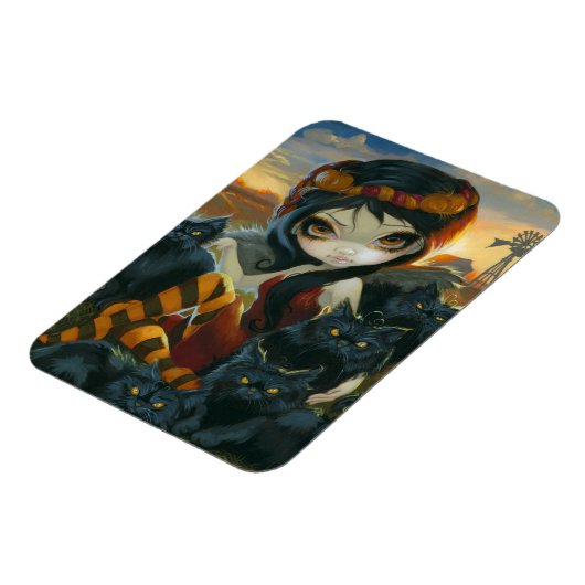 "Herfst Katten" Flex Magnet Magneet (Linkerzijde)