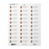 Herfst Keltisch Kruis Oogst Adres Etiket (Full Sheet)