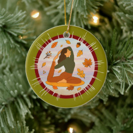 Herfst Keramisch Ornament