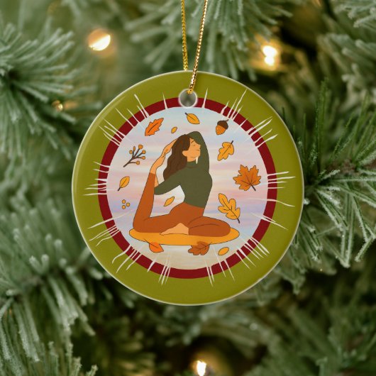 Herfst Keramisch Ornament (Boom)
