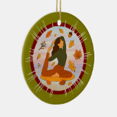 Herfst Keramisch Ornament (Rechts)