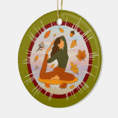 Herfst Keramisch Ornament (Links)