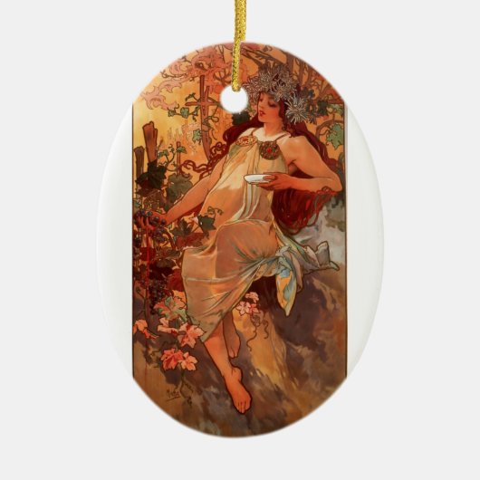 herfst keramisch ornament (Voorkant)