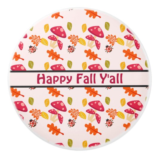 Herfst Keramische Knop (Voorkant)