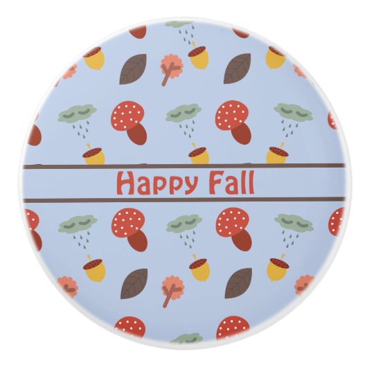 Herfst Keramische Knop (Voorkant)