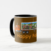 Herfst/Kerst LRT-dorp op Big Rig Mok (Voorkant links)