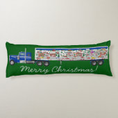 Herfst/Kerst LRT Village op Big Rig Lichaamskussen (Achterkant)