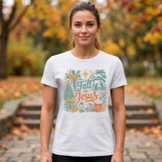 Herfst Kerstvakantie “Val voor Jezus” Tri-Blend Shirt
