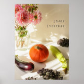 Herfst Keuken Stilleven Poster (Voorkant)
