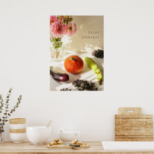 Herfst Keuken Stilleven Poster