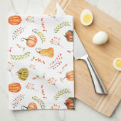 Herfst keukenhanddoek (Quarter Fold)