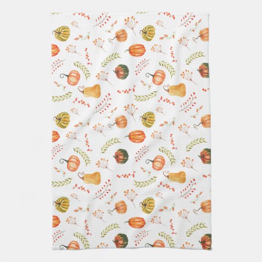 Herfst keukenhanddoek (Verticaal)