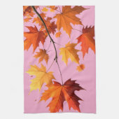 Herfst Keukenhanddoeken roze (Verticaal)