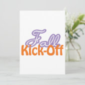 Herfst Kick Off Kaart (Staand voorkant)