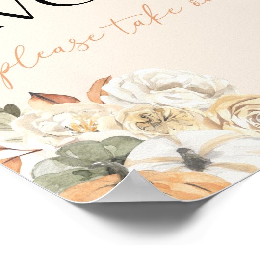 Herfst Kinderen Verjaardag Favorieten Teken Poster (Hoek)