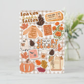 Herfst Kindle Insert Herfst Gezellige Bookish Pomp Feestdagenkaart (Staand voorkant)
