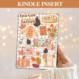 Herfst Kindle Insert Herfst Gezellige Bookish Pomp Feestdagenkaart