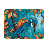 Herfst Kingfisher Flexibele fotomagneet Magneet (Horizontaal)
