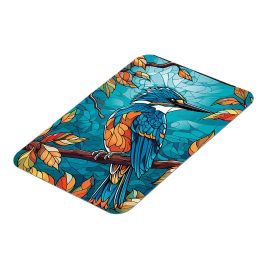 Herfst Kingfisher Flexibele fotomagneet Magneet (Linkerzijde)