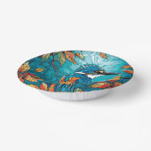 Herfst Kingfisher Paper Bowls Papieren Kommen (Gebogen)
