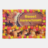 Herfst Kitchen Pumpkin Decoratieve handdoeken (Horizontaal)