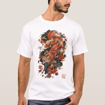 Herfst Kitsune Japanse Vossegeest Design