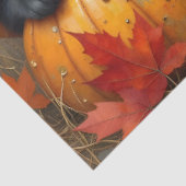 Herfst Kittens Pompoenen en Foliage Tissuepapier (Detail)