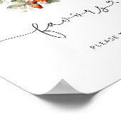 Herfst kleine paddestoel Favorieten neem Poster (Hoek)