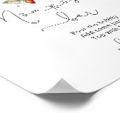 Herfst kleine paddestoel mam-osa bar poster (Hoek)