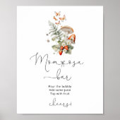 Herfst kleine paddestoel mam-osa bar poster (Voorkant)