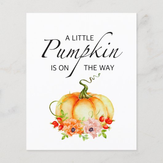 Herfst kleine pompoen baby race game (Achterkant)