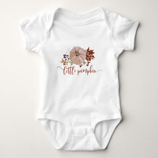 Herfst kleine pompoen baby romper (Voorkant)