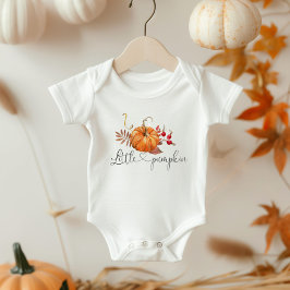 Herfst kleine pompoen baby romper